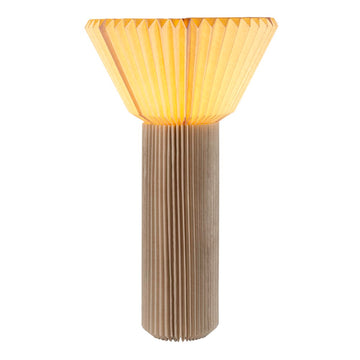 Archer 37" Modern Minimalist Pleated Shade Floor Lamp